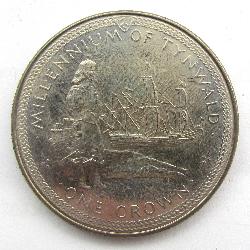 Insel Man 1 Krone 1979