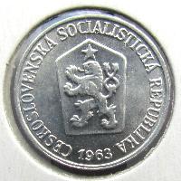Tschechoslowakei 1 Heller 1963