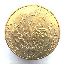 Frankreich 10 Francs 1982