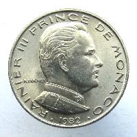 Monaco 1/2 Franc 1982