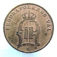 Švédsko 1 ore 1886