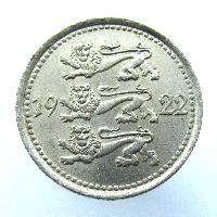 Estonsko 5 marek 1922