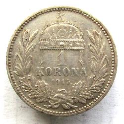 Austria Hungary 1 Korona 1915 KB