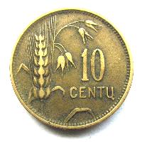 Lithuania 10 cents 1925