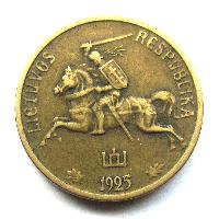 Lithuania 10 cents 1925