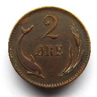 Дания 2 оре 1894