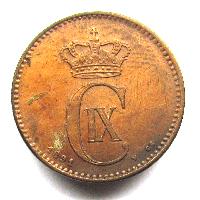 Дания 2 оре 1891