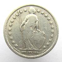 Швейцария 1 франк 1914 B