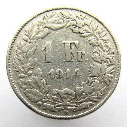 Švýcarsko 1 Fr 1914 B