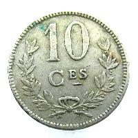 Luxemburg 10 Centim 1924