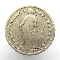 Швейцария 1 франк 1887 B