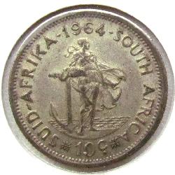 Jihoafrická republika 10 cent 1964