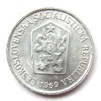 Czechoslovakia 10 hellers 1969