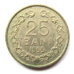 Румыния 25 бани 1955