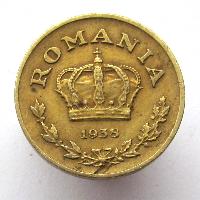 Румыния 1 лей 1938
