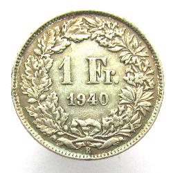 Schweiz 1 Fr 1940 B