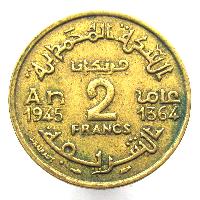 Morocco 2 francs 1945