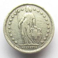 Швейцария 2 франка 1905 B