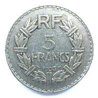 Франция 5 франков 1933