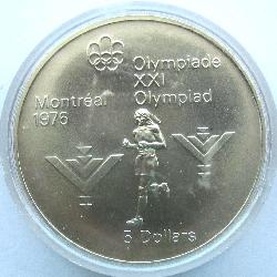 Kanada 5 dolarů 1975