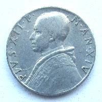 Vatikán 10 lir 1952