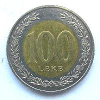 Albánie 100 leků 2000
