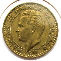 Monako 20 franků 1951