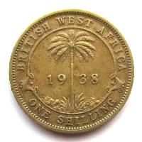 Britská západní Afrika 1 šilink 1938