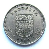 Rhodesie 1 šilink 1964