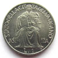 Vatikán 1 lir 1942