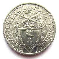 Vatikán 1 lir 1942