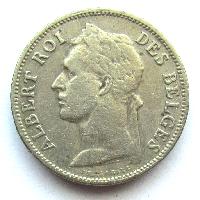 Belgické Kongo 50 centimů 1925