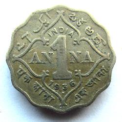 Indie 1 anna 1936