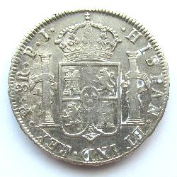 Španělsko 8 realů 1822