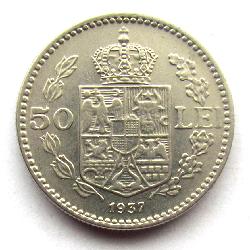 Rumunsko 50 lei 1937