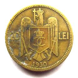 Rumunsko 20 lei 1930
